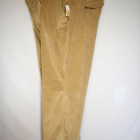 Talbots Beige stretch velvet pants classic fit NWT - Picture 2 of 9